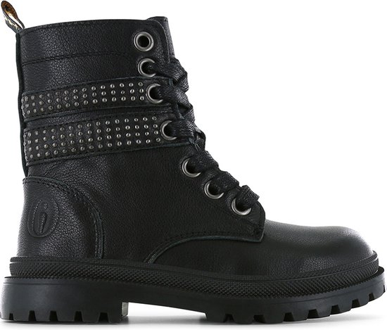 Shoesme BK23W006 Biker veter boots zwart, 31