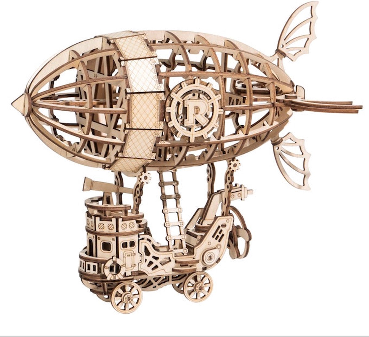 Robotime 3d-puzzel Airship 18 Cm Hout Naturel 176-delig