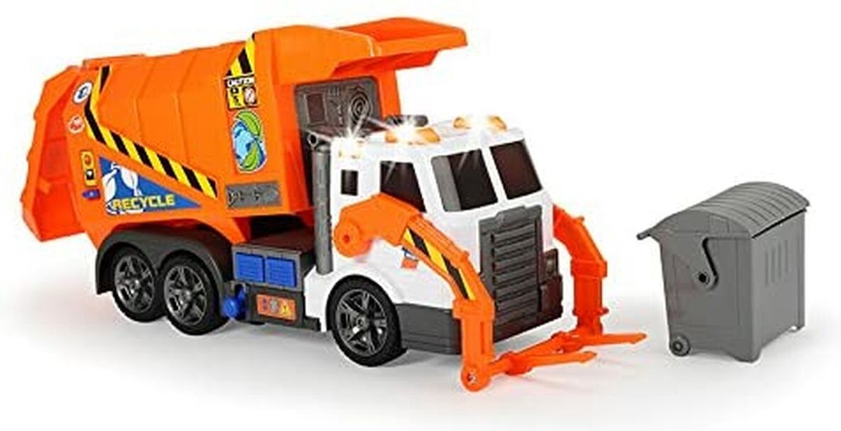 Dickie Toys Vuilniswagen - 46 cm - Geluid & Licht - Speelgoedvoertuig — afbeelding 14