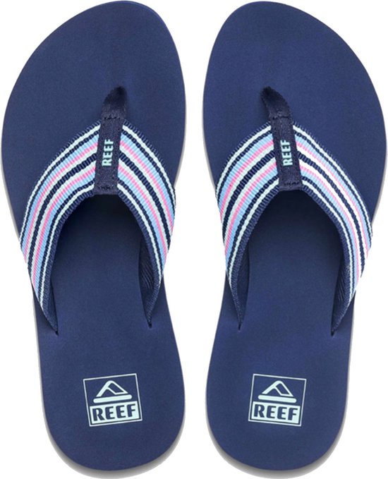 Reef Spring Woven Dames Slippers - Donkerblauw - Maat 37,5