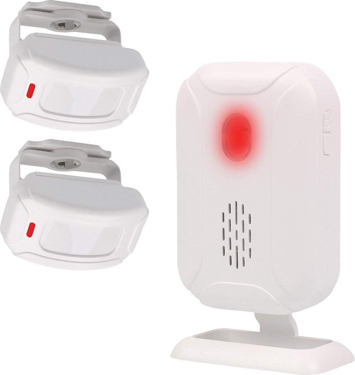 Mengshen YBQ042 Bewegingsmelder alarm - Deurbelalarm voor huisdeur oprit - Thuis winkel brievenbus alarm met 2 sensoren - 1 ontvanger Opritverklikker