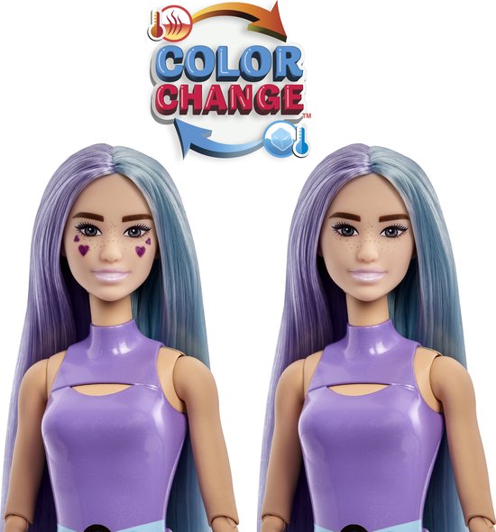 Barbie Reveal - Bubbelthee Barbiepop - Taro melk van Merkloos — afbeelding 2