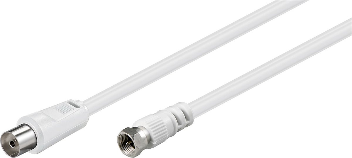 SAT/antenne-adapterkabel (<70 dB), dubbel afgeschermd 5 meter