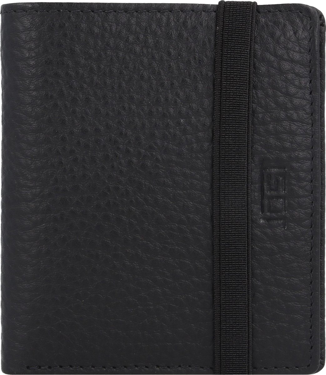 Jost Stockholm Portemonnee Leer 9 cm - Jongens - Staand formaat - schwarz