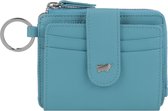 Braun Büffel Cuir Étui pour carte de crédit Joy Card Case Turquoise