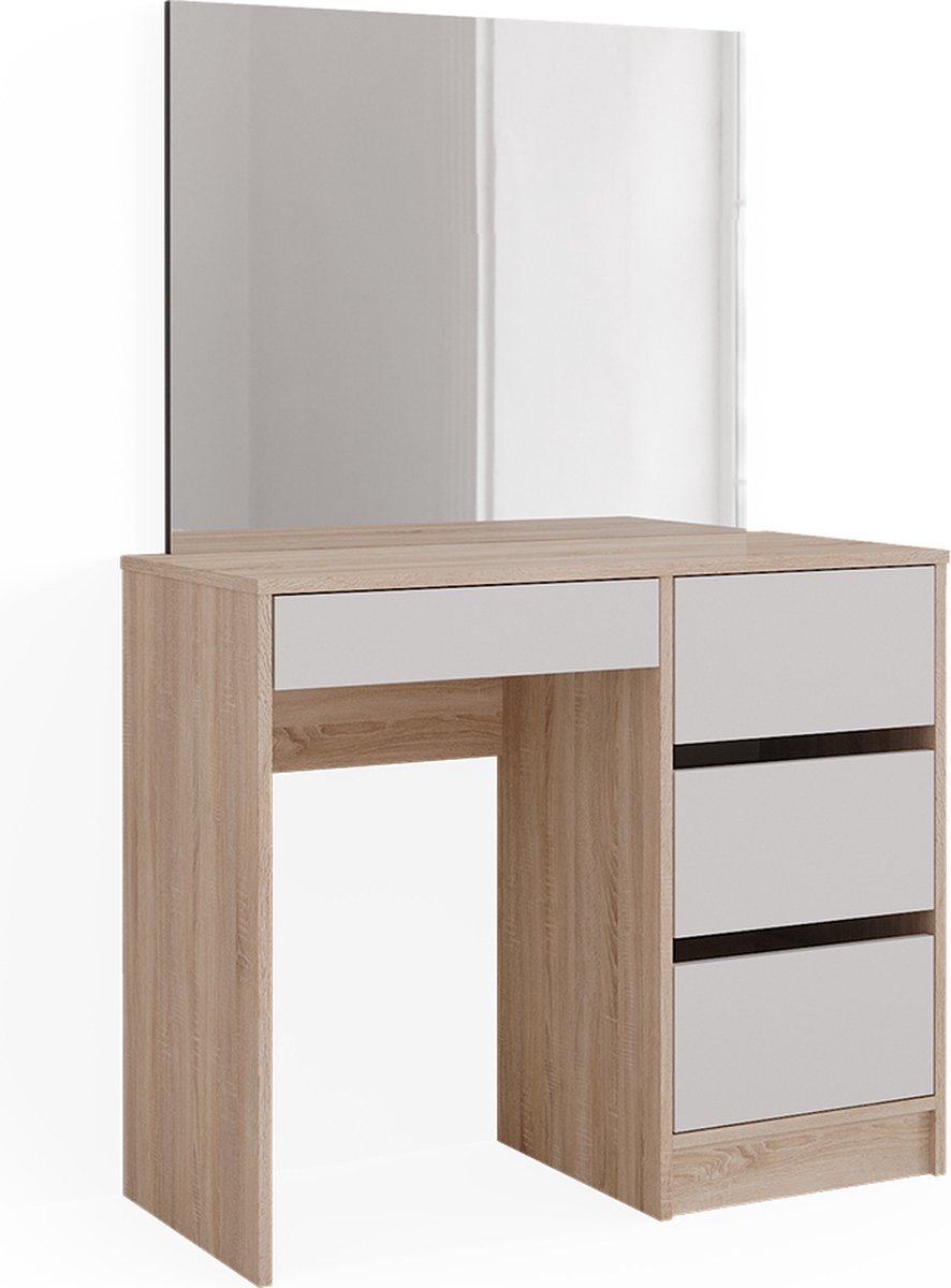 Vicco Kaptafel Sherry, Sonoma, 90 cm met spiegel