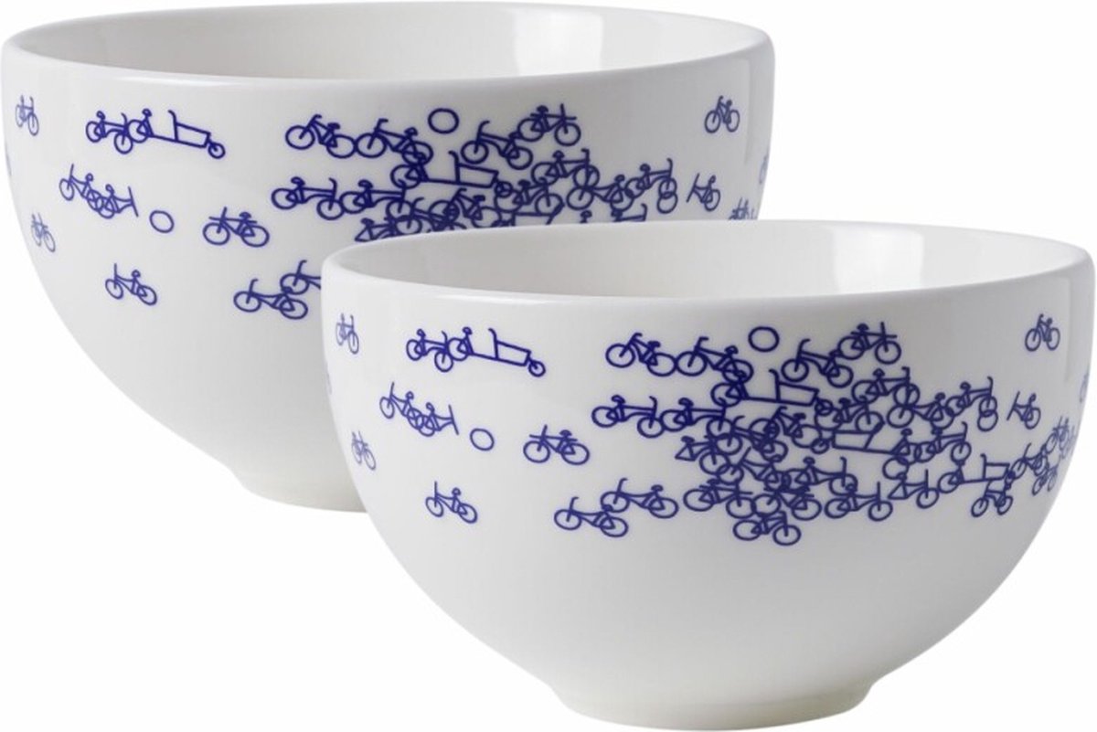 Yoghurtschaal De Blauwe Fiets 2 st. -