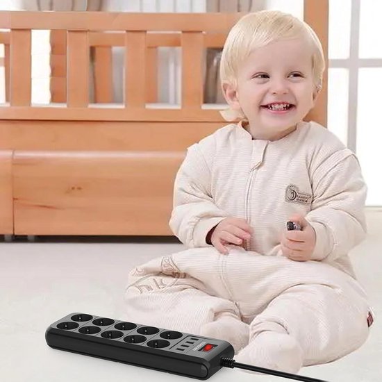 Stekkerdoos met USB | Brennenstuhl | 1.5 meter (4-voudig