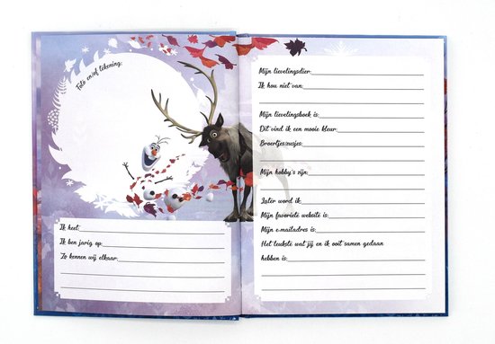 Livre d'amis - La Reine des Frozen II