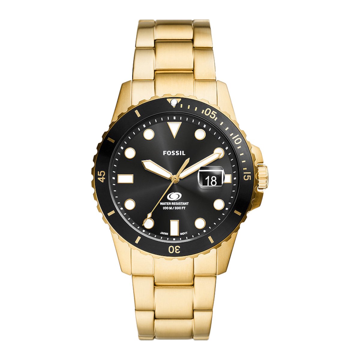 Fossil FS6035 Mannen Horloge 42 mm - Goudkleurig