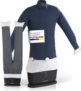 Bol.com CLEANmaxx overhemdstrijkijzer PRO met broekenopzetstuk - droogt en strijkt volledig automatisch - zwart aanbieding