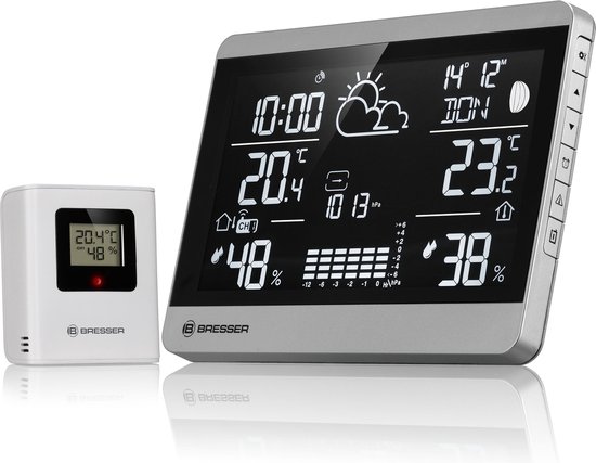 Foto: Bresser weerstation climatetemp ndh neo draadloos thermo hygrosensor