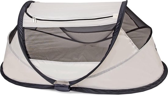 Deryan Baby Luxe reisbed met matras vanaf de geboorte tot 4,5 jaar - Pop Up babybed babytent in 2 Seconden opgezet - incl. klamboe & reistas - 136x84x62cm (Cream Deryan Baby Luxe reisbed met matras vanaf de geboorte tot 4,5 jaar - Pop Up babybed babytent in 2 Seconden opgezet - incl. klamboe & reistas - 136x84x62cm (Cream