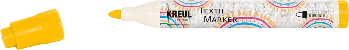 KREUL 90760 markeerstift 1 stuk(s) Fibre tip Geel