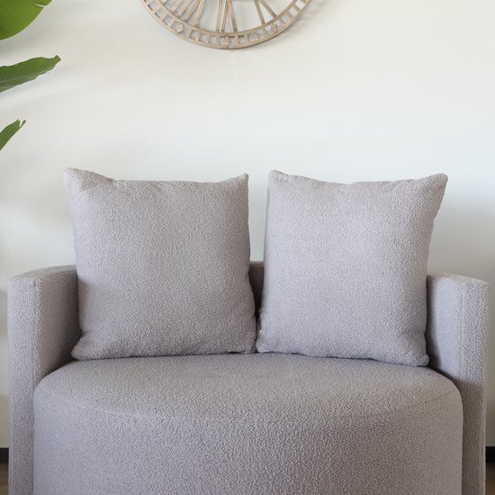 Fauteuil causeuse teddy gris fauteuil pivotant