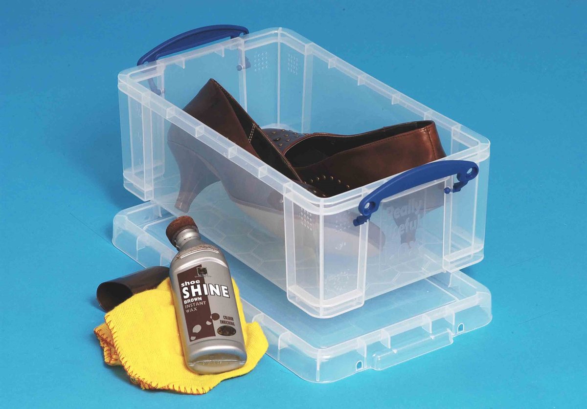Really Useful Box opbergdoos - Opbergbox met deksel 5 liter - Transparant