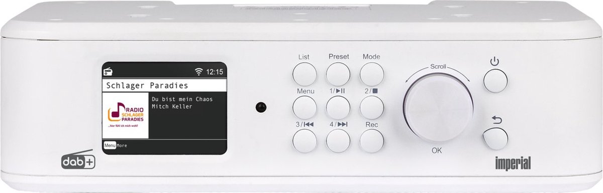 Imperial Dabman i460 internetradio met DAB+ - FM - bluetooth - Wi-Fi - onderbouw - wit