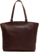 Chesterfield Berlin Waxed Pull Up Shopper Groot - Bruin