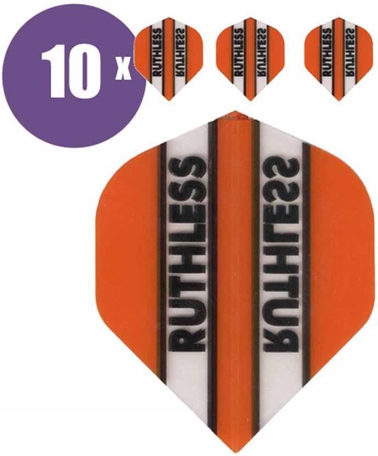 Afbeelding van het spel ABC Darts Flights - Ruthless Classic Oranje - 10 sets (30 st.) Dart Flights