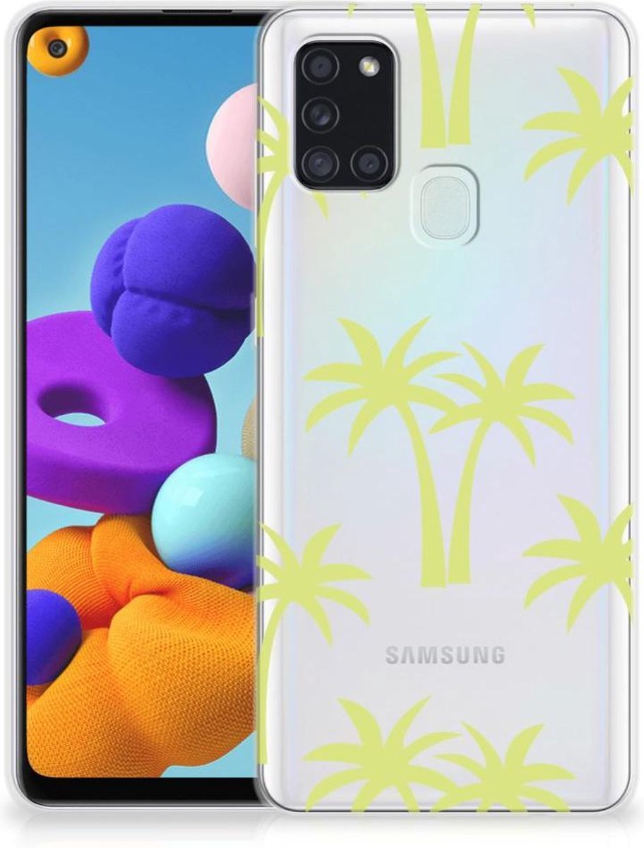 Samsung Galaxy A21s TPU Case Palmtrees