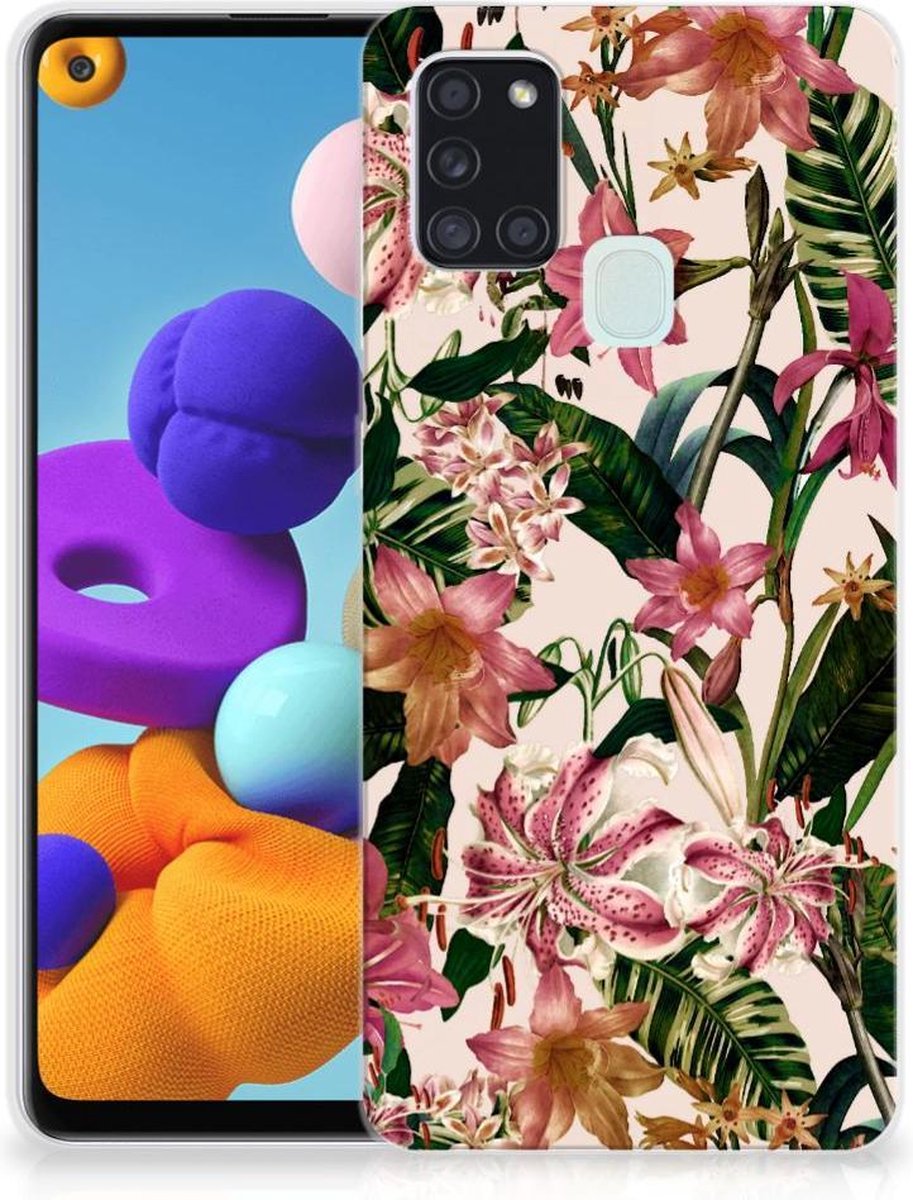 Samsung Galaxy A21s TPU Case Flowers