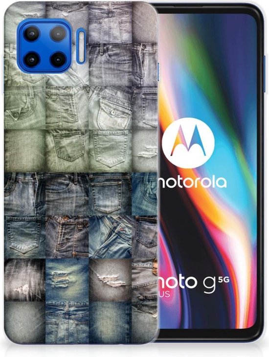 Leuk Hoesje Motorola G Plus Telefoonhoesje Spijkerbroeken | bol.com