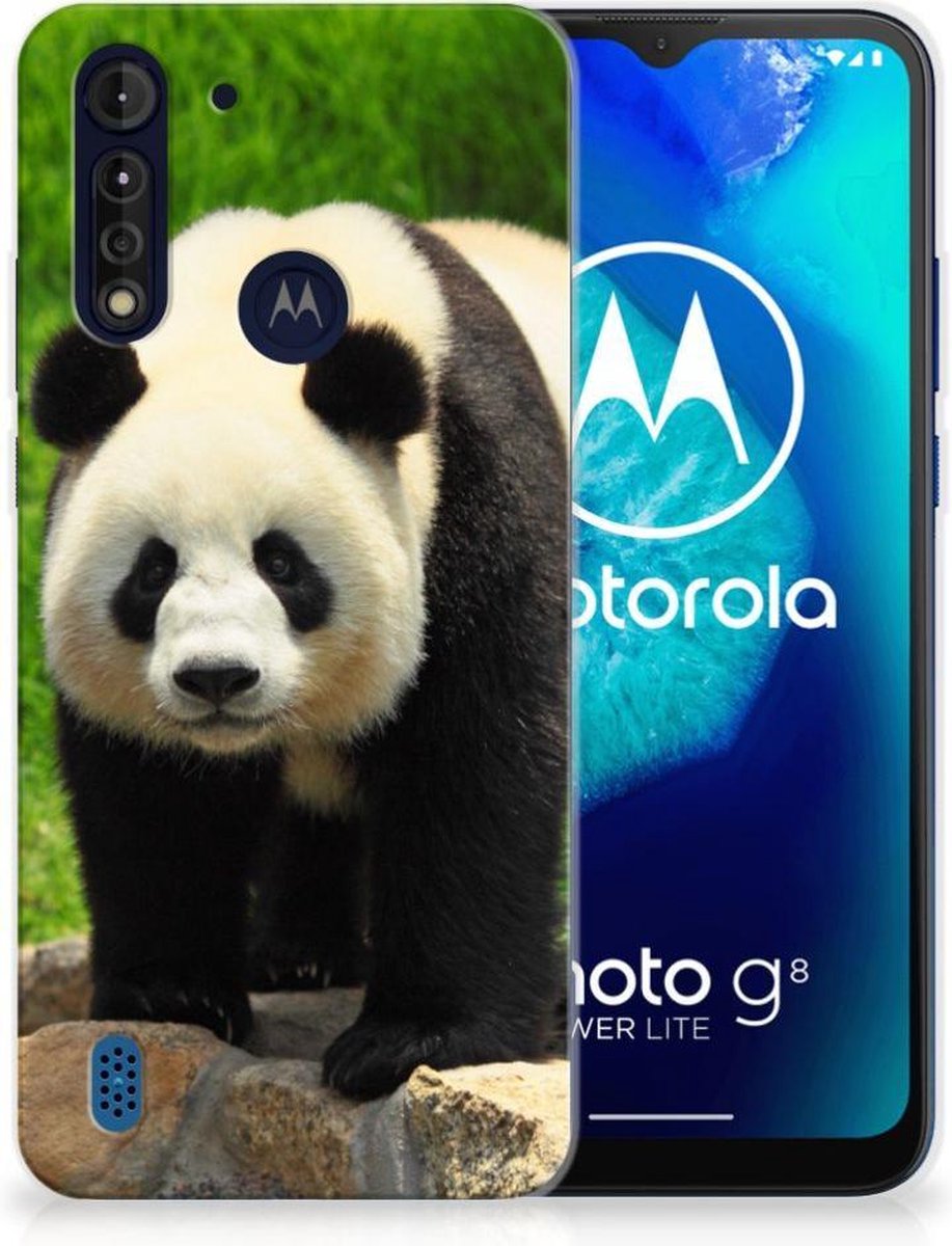 Motorola Moto G8 Power Lite TPU Hoesje Panda