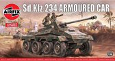 1:76 Airfix 01311V SDKFz.234 Armoured Car Plastic Modelbouwpakket