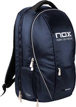 Nox Padel Rugzak Pro Series Blauw - Geschikt voor 2 Rackets - Inclusief schoenen vak