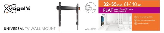 WALL 3205 Vaste tv-beugel 32"-55"