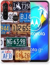Hippe Hoesjes Motorola Moto G8 Power Telefoon Hoesje Kentekenplaten