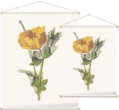 Gele Hoornpapaver (Yellow Horned Poppy) - Foto op Textielposter - 90 x 120 cm