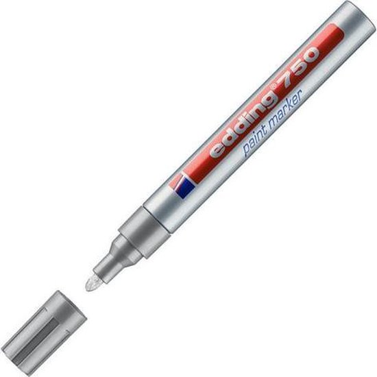 edding 750 lakmarker - groen - 10 verfstiften - ronde punt 2-4 mm - verfstift voor markeren en labelen van metaal, glass, steen of plastic - hittebestendig, permanent, veegvast en watervast