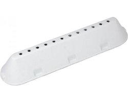 3st - Wasrib trommelrib 12 gaatjes 6 klemmen - 225x54x40mm - meenemer trommel voor wasmachine - geschikt voor Ariston Blue Air Hotpoint Indesit