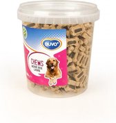 Duvo+ hondensnack Chews! beentjes mix lam 500gr