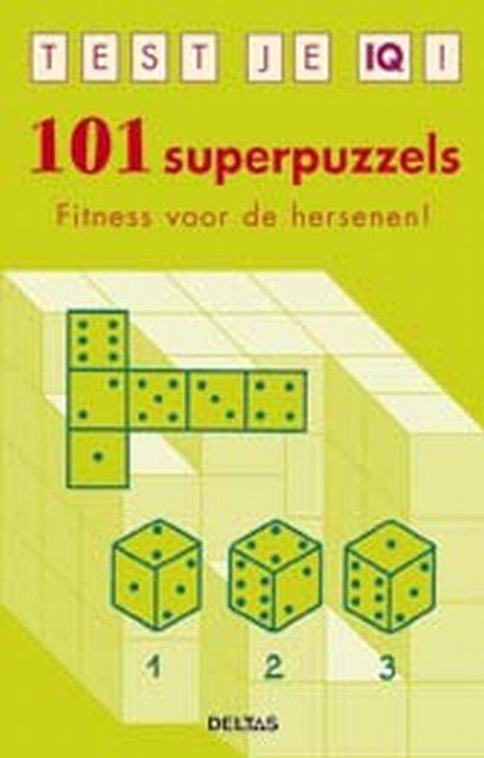 Cover van het boek 'Test je iq 101 superpuzzels'