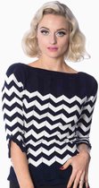 Dancing Days - Vanilla Longsleeve top - M - Blauw