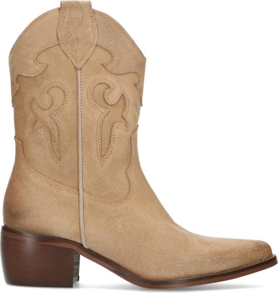 Taupe leren chelsea boots - Dames | MANFIELD