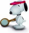 Afbeelding van het spelletje Peanuts - figuurtje Snoopy speelt tennis - 5 cm hoog