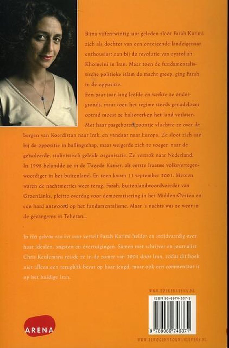 Het Geheim Van Het Vuur - back cover