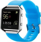 By Qubix - FitBit Blaze sport horloge band / siliconen alleen voor Fitbit Blaze - Blauw