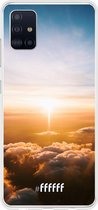 Samsung Galaxy A51 Hoesje Transparant TPU Case - Cloud Sunset #ffffff