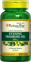 Puritan’s Pride Evening Primrose Oil 500 ML With GLA - Vitamines voor Vrouwen - 500 MG - 100 Softgels - 1 Potje