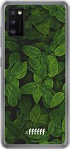 Samsung Galaxy A41 Hoesje Transparant TPU Case - Jungle Greens #ffffff