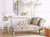 Beliani NIMES - Chaise longue - beige - polyester