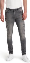 Purewhite - Jone Cargo 513 Heren Skinny Fit   Jeans  - Zwart - Maat 29