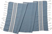 Gastendoek Krem Sultan Air Blue - 30x50cm - toilet handdoek - kleine handdoek - wc handdoek - gastenhanddoek