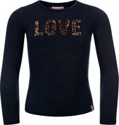 Looxs Revolution - T-shirt Navy Love  - Maat 104 - Artikelnr 2031-7427-190