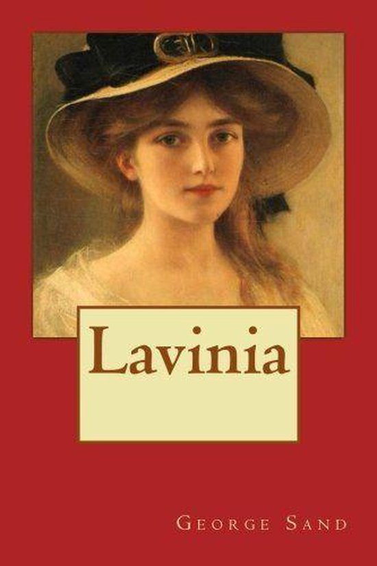 Portrait d'une jeune femme portant un large chapeau avec un ruban noir, avec le titre 'Lavinia' et 'George Sand'.