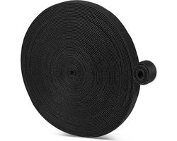 Klittenband Kabelbinder Rol 100 m – 2 cm Breed – Kabel Organizer Zwart